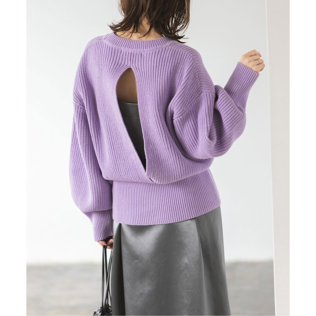 片畦バックオープンニット | ノーブル(Noble) | マルイウェブチャネル