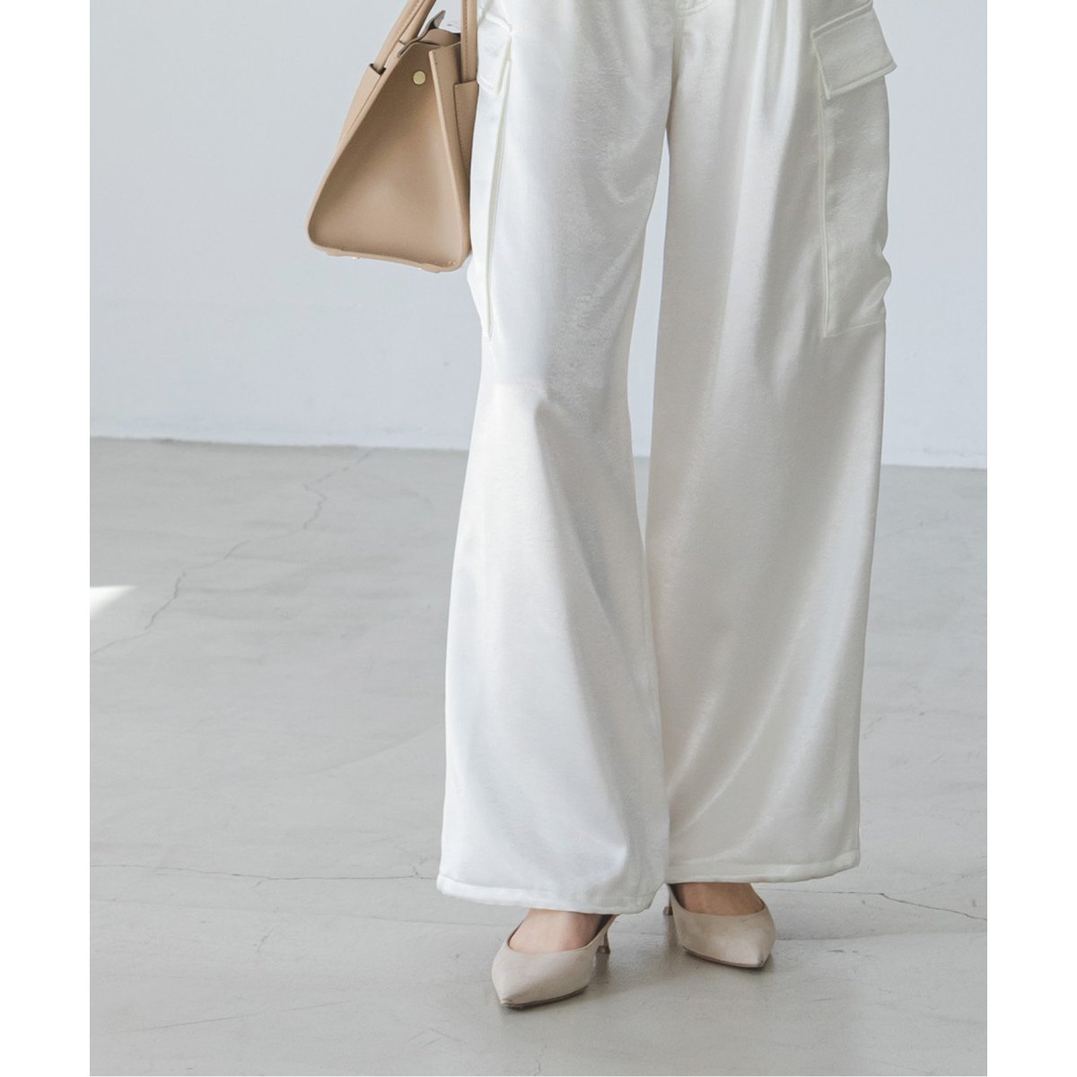 クレーターサテンカーゴパンツ | ノーブル(Noble) | マルイウェブチャネル