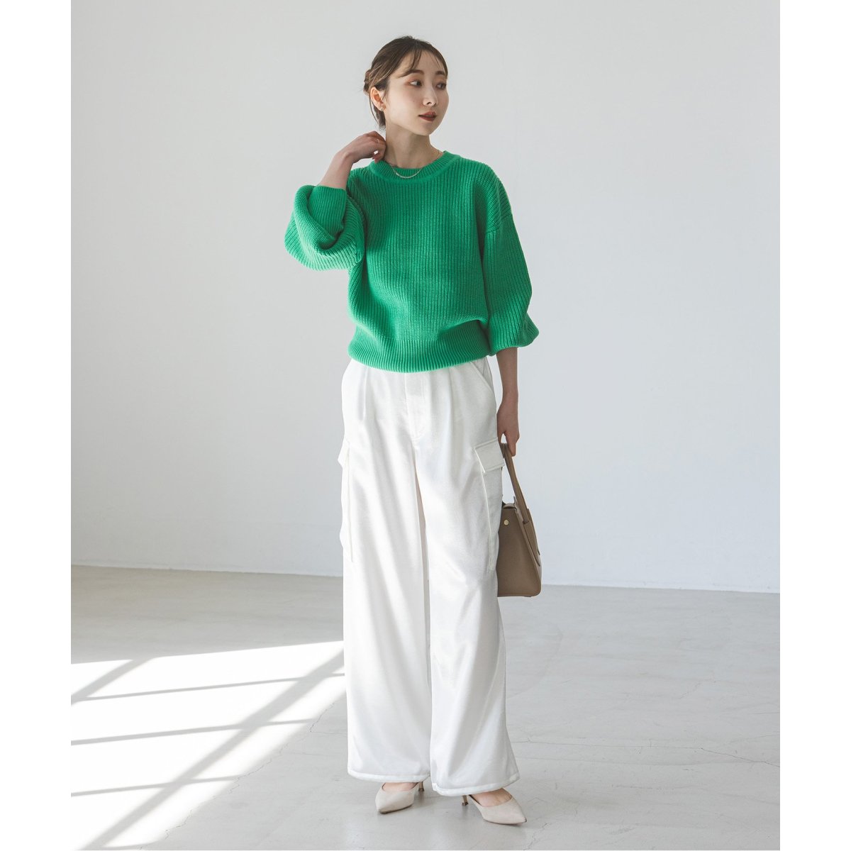 クレーターサテンカーゴパンツ | ノーブル(Noble) | マルイウェブチャネル