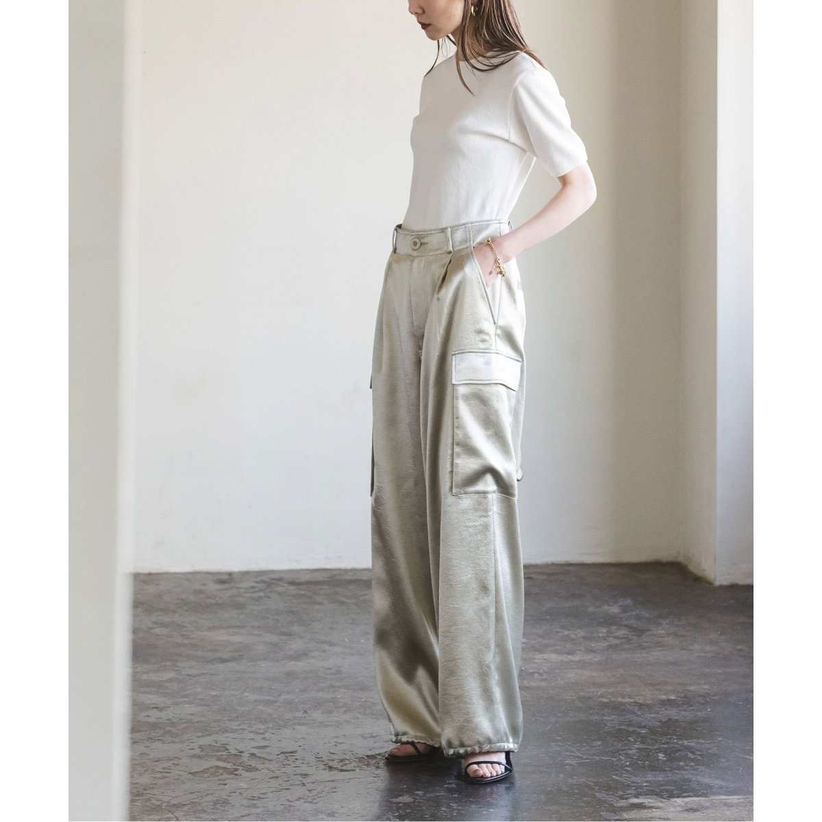 クレーターサテンカーゴパンツ | ノーブル(Noble) | マルイ