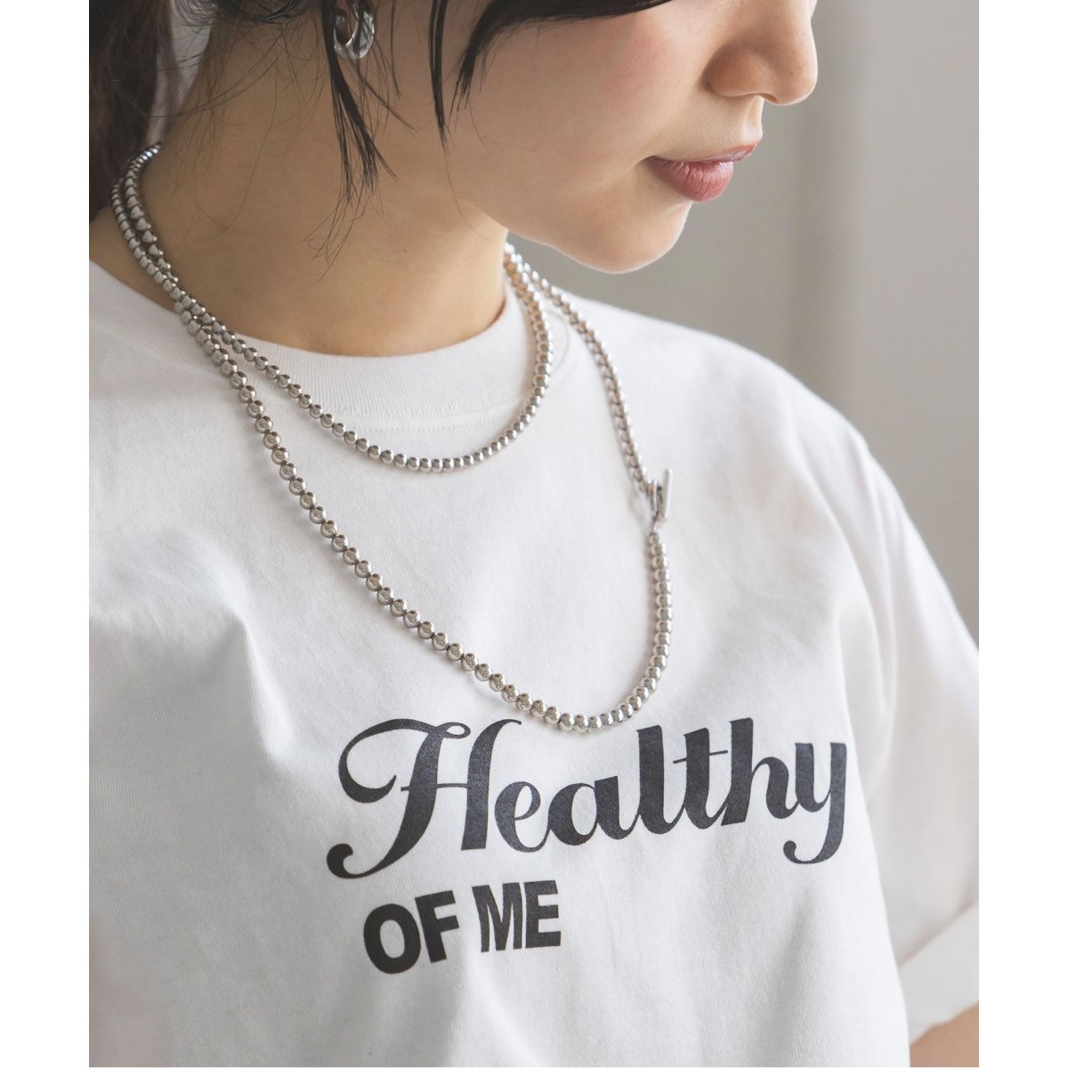 NOBLE（ノーブル）【UCALYPT】メタルパーツロングネックレス WEB限定追加》UCALYPT/ユーカリプト メタルパーツロング