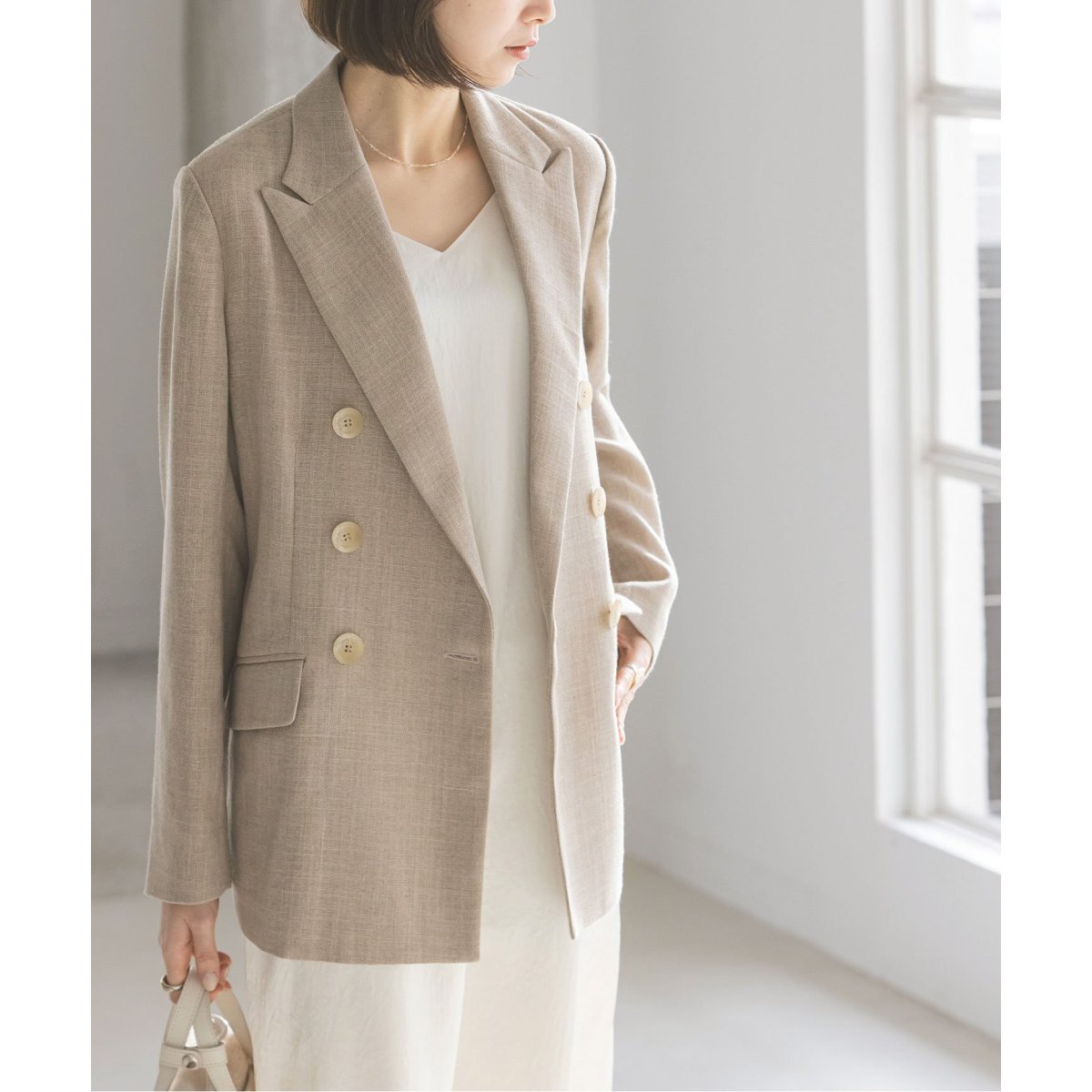 noble新作　ドンゴロスダブルジャケット NOBLE｜ドンゴロスダブルジャケット | Rakuten Fashion(楽天