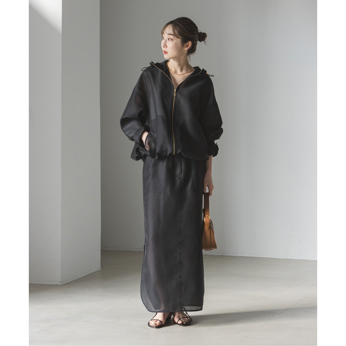 ミルキーシアーロングスカート | ノーブル(Noble) | マルイウェブチャネル