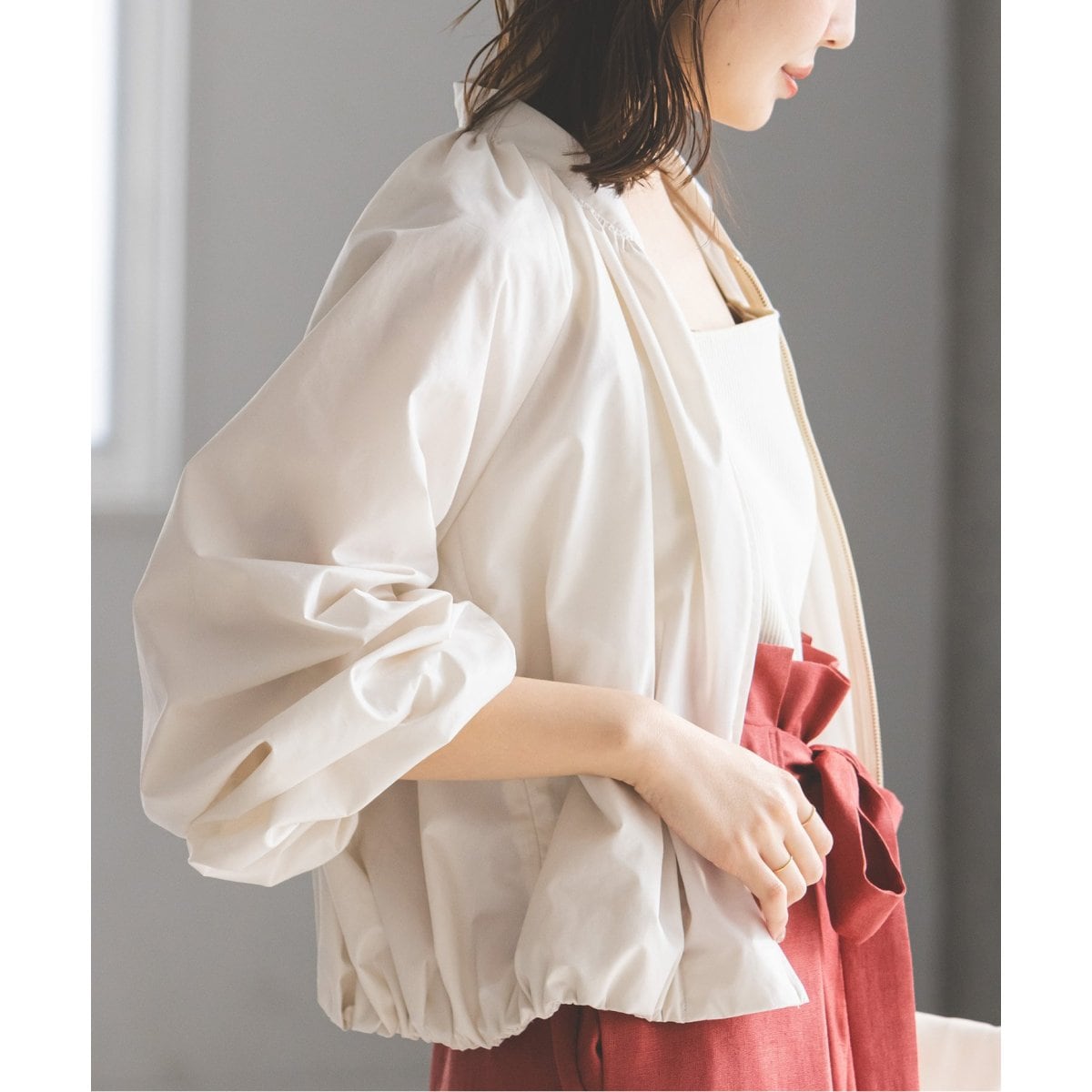 メタルタイプライターパフブルゾン | ノーブル(Noble) | マルイウェブ