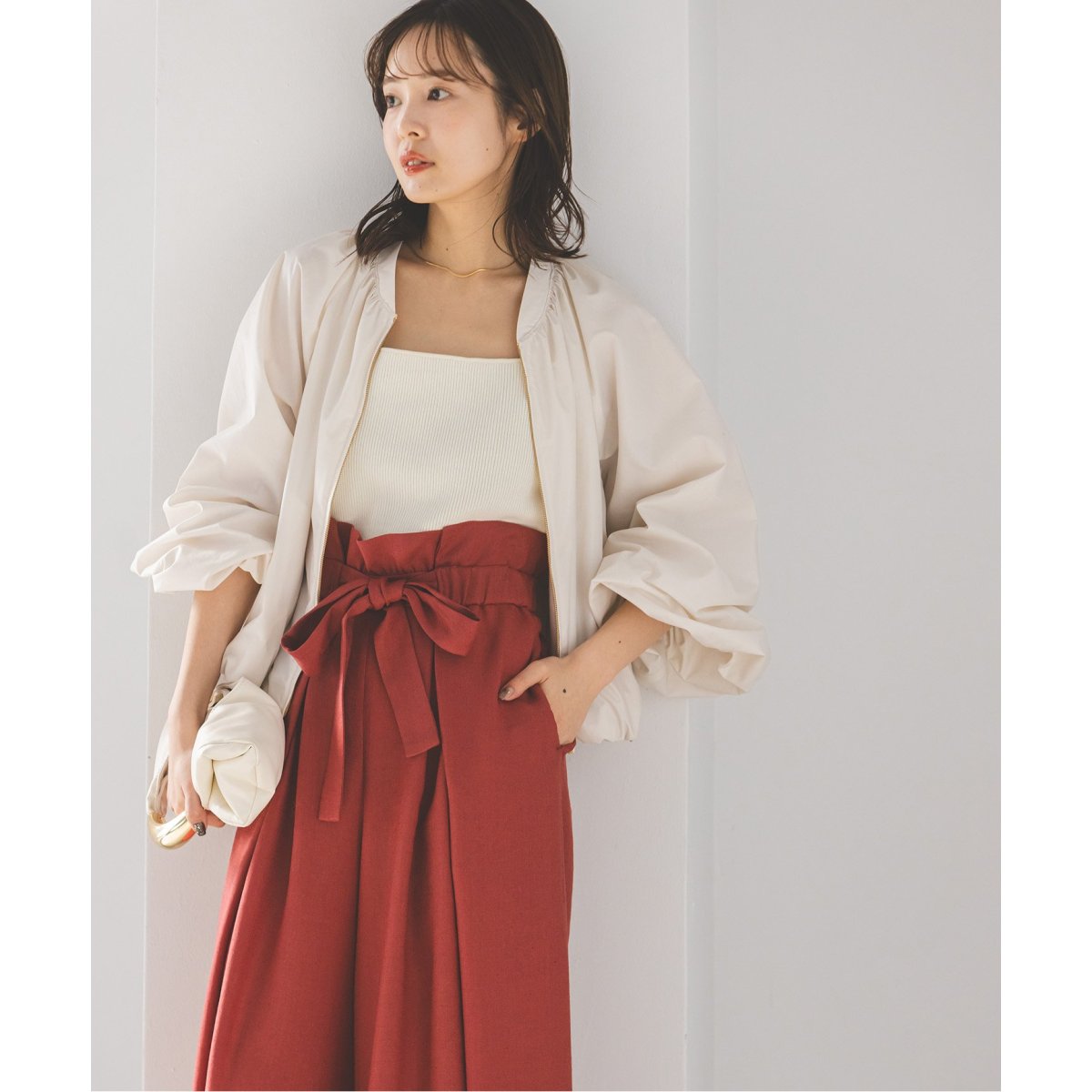 メタルタイプライターパフブルゾン | ノーブル(Noble) | マルイウェブ