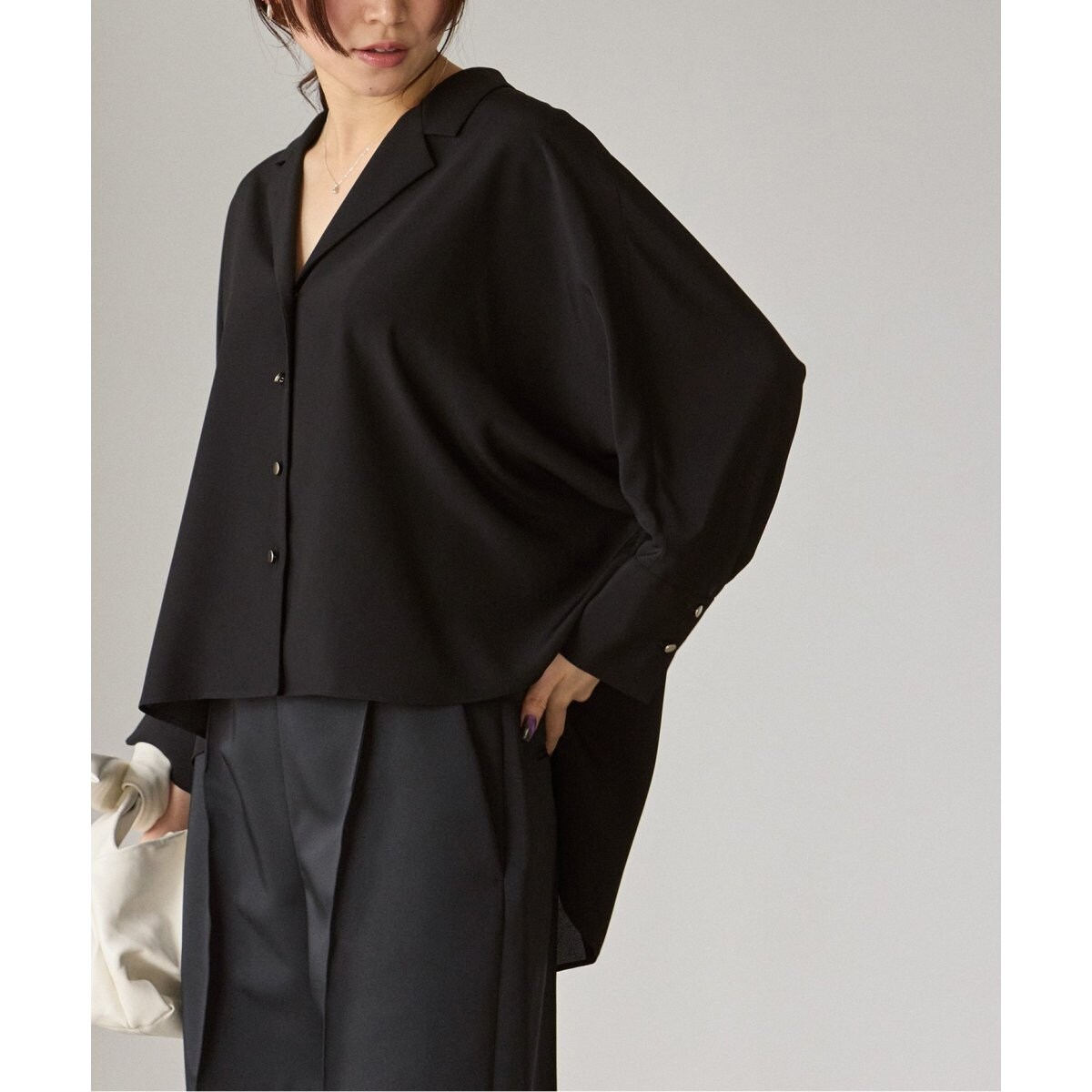 ゴールドボタンニュアンスシャツ | ノーブル(Noble) | マルイウェブ