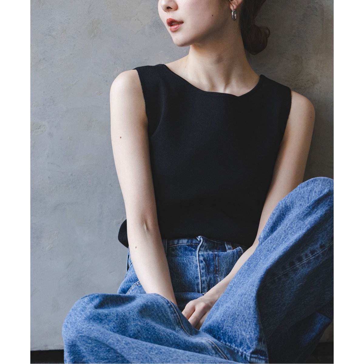 【NOBLE】2WAY ネックニット PEAKS総針2WAYネックニット | ノーブル(Noble) | マルイウェブ