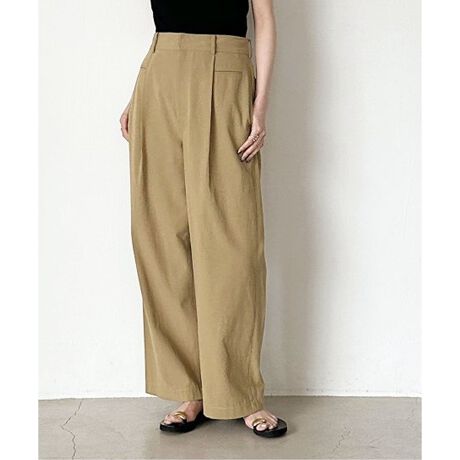 ハイウエストワイドチノパンツ | ノーブル(Noble) | マルイウェブチャネル 
