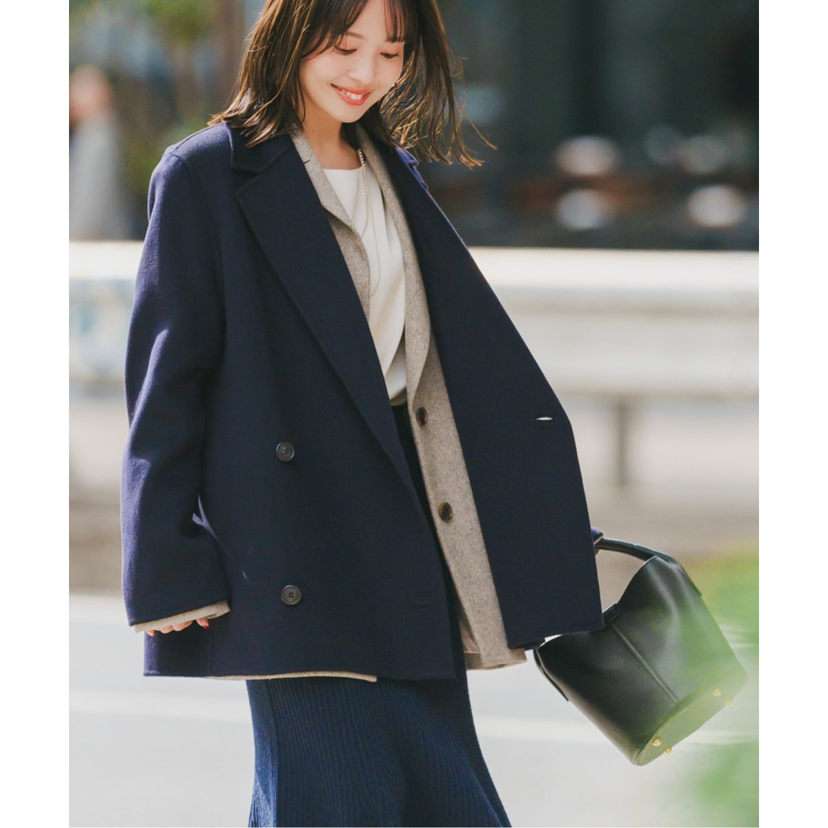 23AW JOURNAL STANDARD スーパー160バルカラーミドルコート 23AW JOURNAL STANDARD スーパー160バルカラーミドルコート