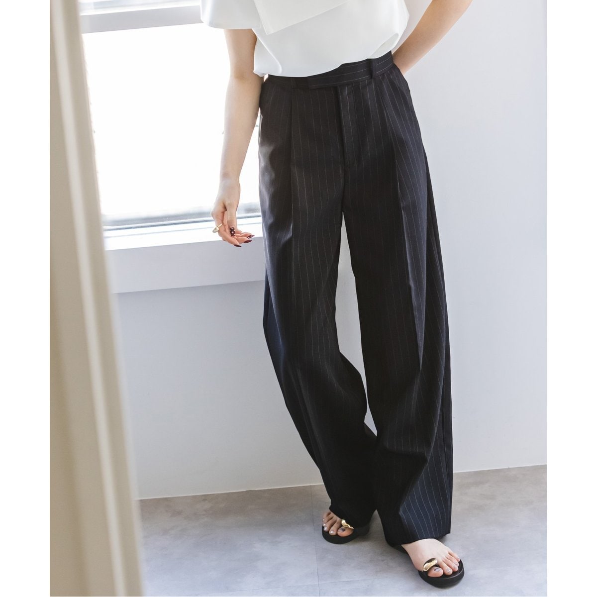 Noble MANYWAY フォルムチェンジデニム Noble（ノーブル）の「MANYWAYフォルムチェンジデニム（デニム
