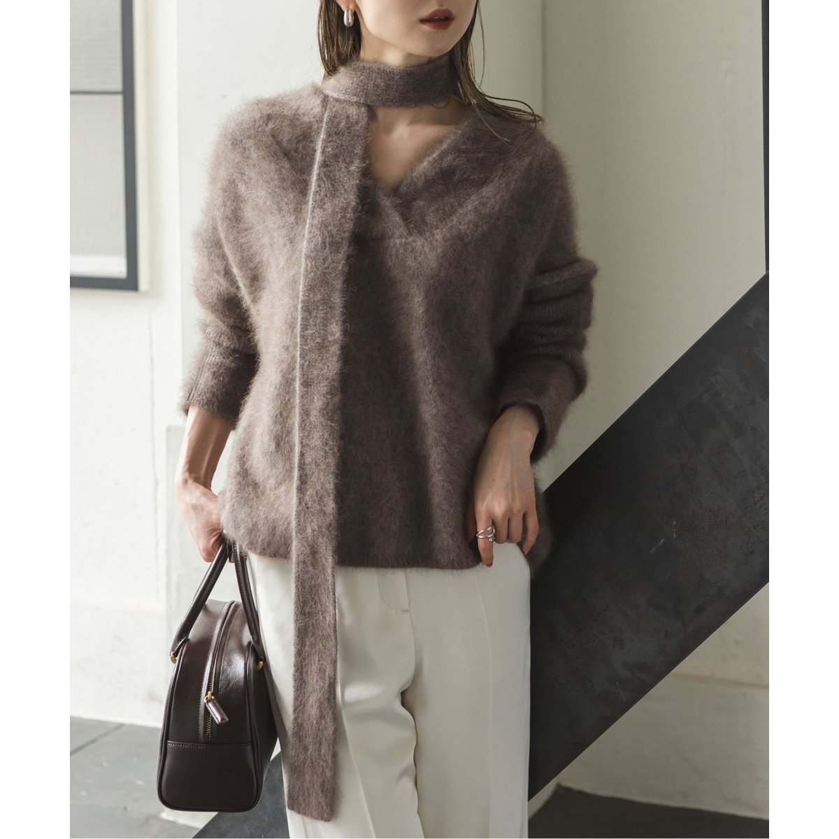 定番人気❣️定価29700円 Noble ノーブル ファーニットストール Noble（ノーブル）の「ファーニットストール2◇（ストール/ショール