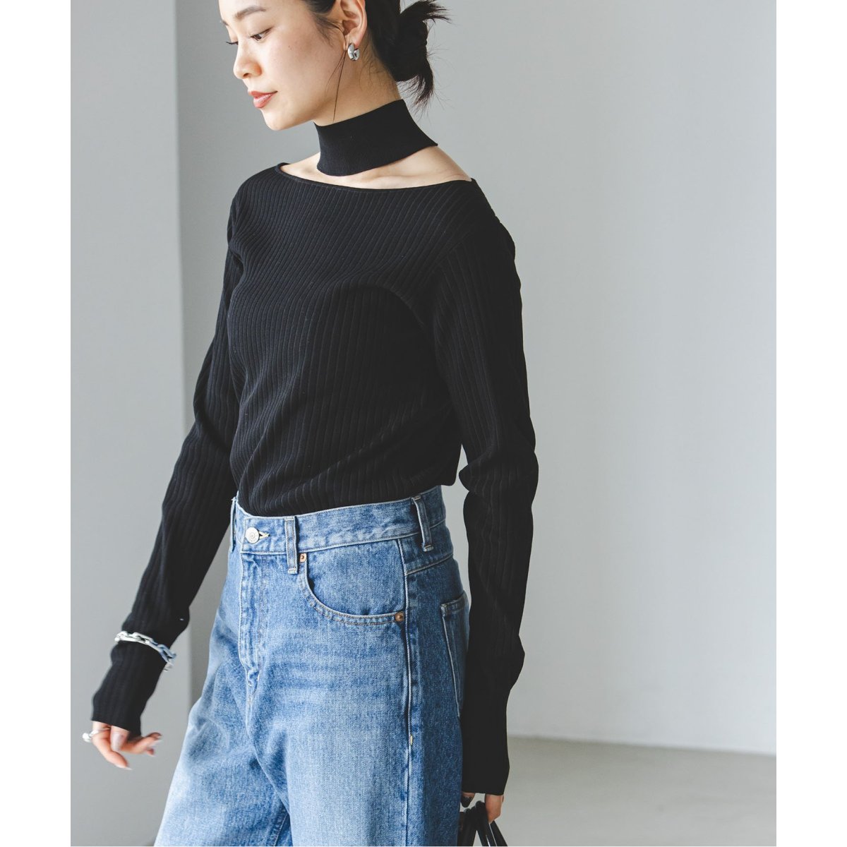 チョーカーリブニット | ノーブル(Noble) | マルイウェブチャネル