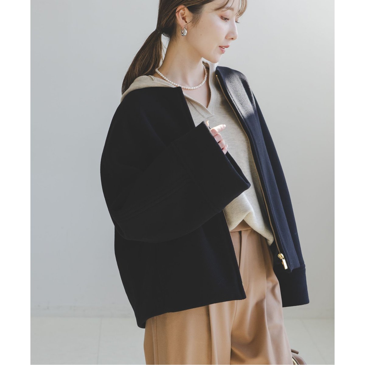 MTRショートケープブルゾン | ノーブル(Noble) | マルイウェブチャネル