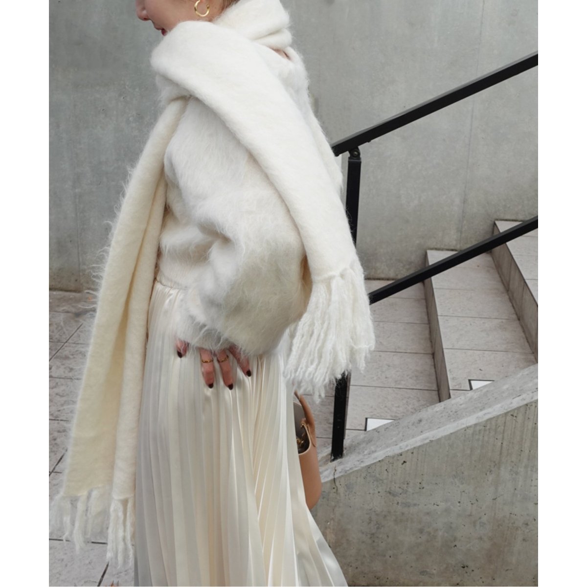 【本日限定価格】Noble新品アルパカ混シャギービッグ アルパカ混シャギービッグマフラー | ノーブル(Noble) | マルイウェブ