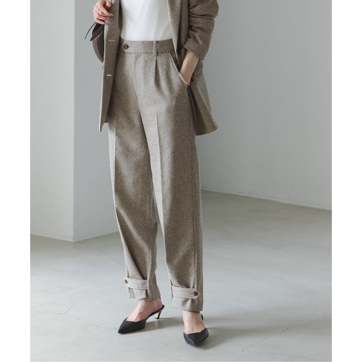 トップツイード2WAYヘムタックパンツ | ノーブル(Noble) | マルイ トップツイード2WAYヘムタックパンツ | ノーブル(Noble) | マルイ