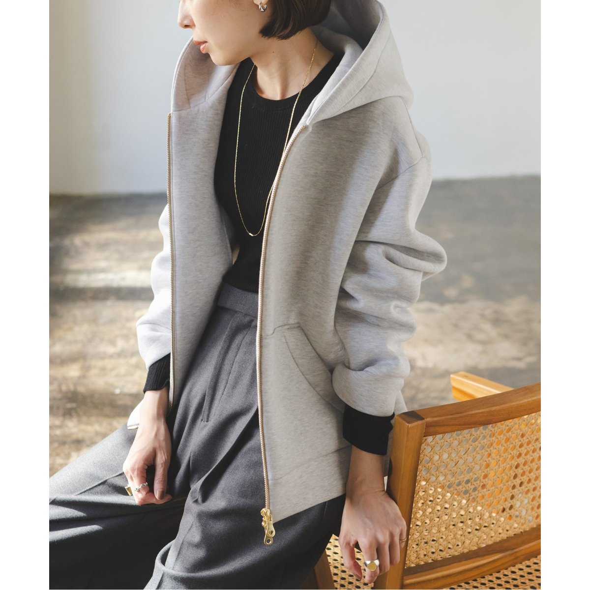 ダンボールニットフーデットパーカー | ノーブル(Noble) | マルイ