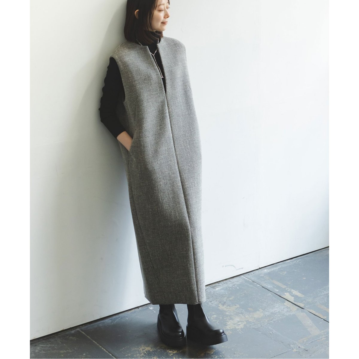 24AW★スポンジボンディング ワンピース 追加》スポンジボンディングワンピース | ノーブル(Noble) | マルイ