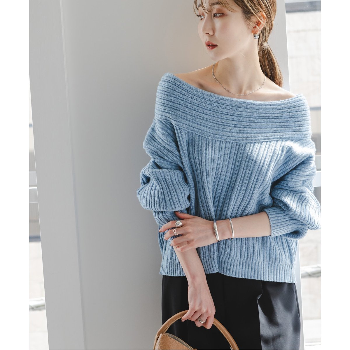 NOBLE ランダムリブニットプルオーバー ランダムリブニットプルオーバー | ノーブル(Noble) | マルイウェブ