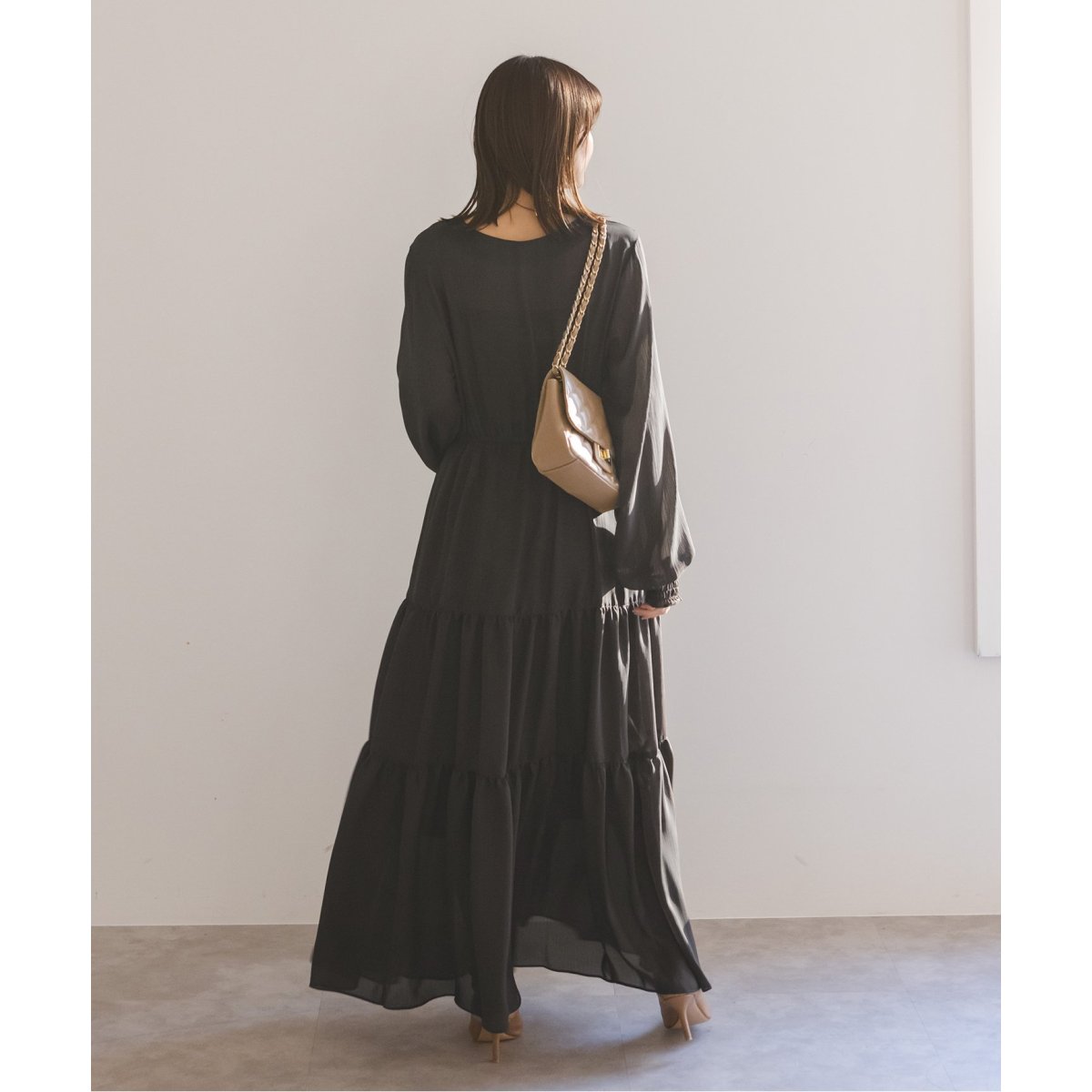 サテンティアード2wayワンピース | ノーブル(Noble) | マルイウェブ