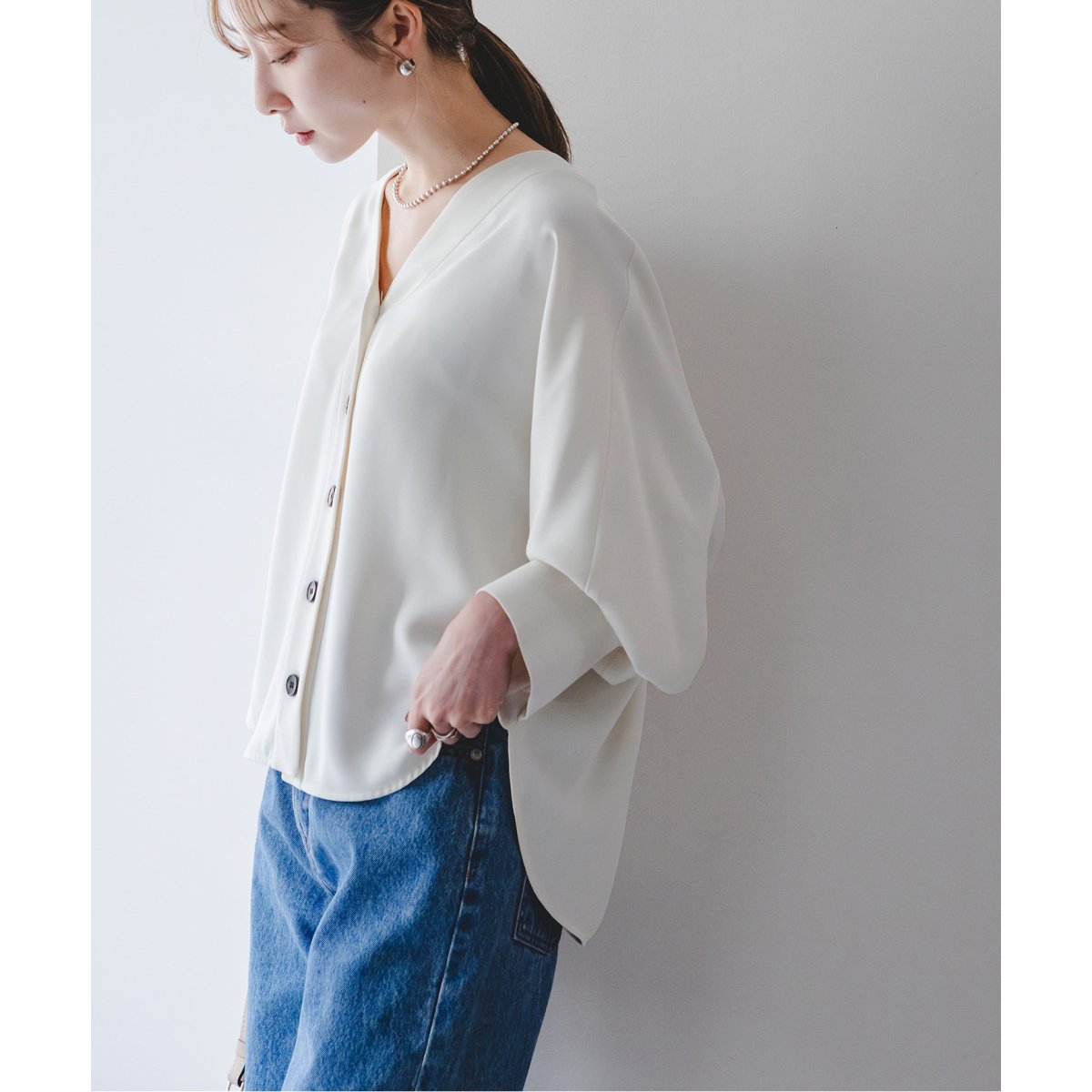 エステルダブルクロスカーデブラウス | ノーブル(Noble) | マルイ