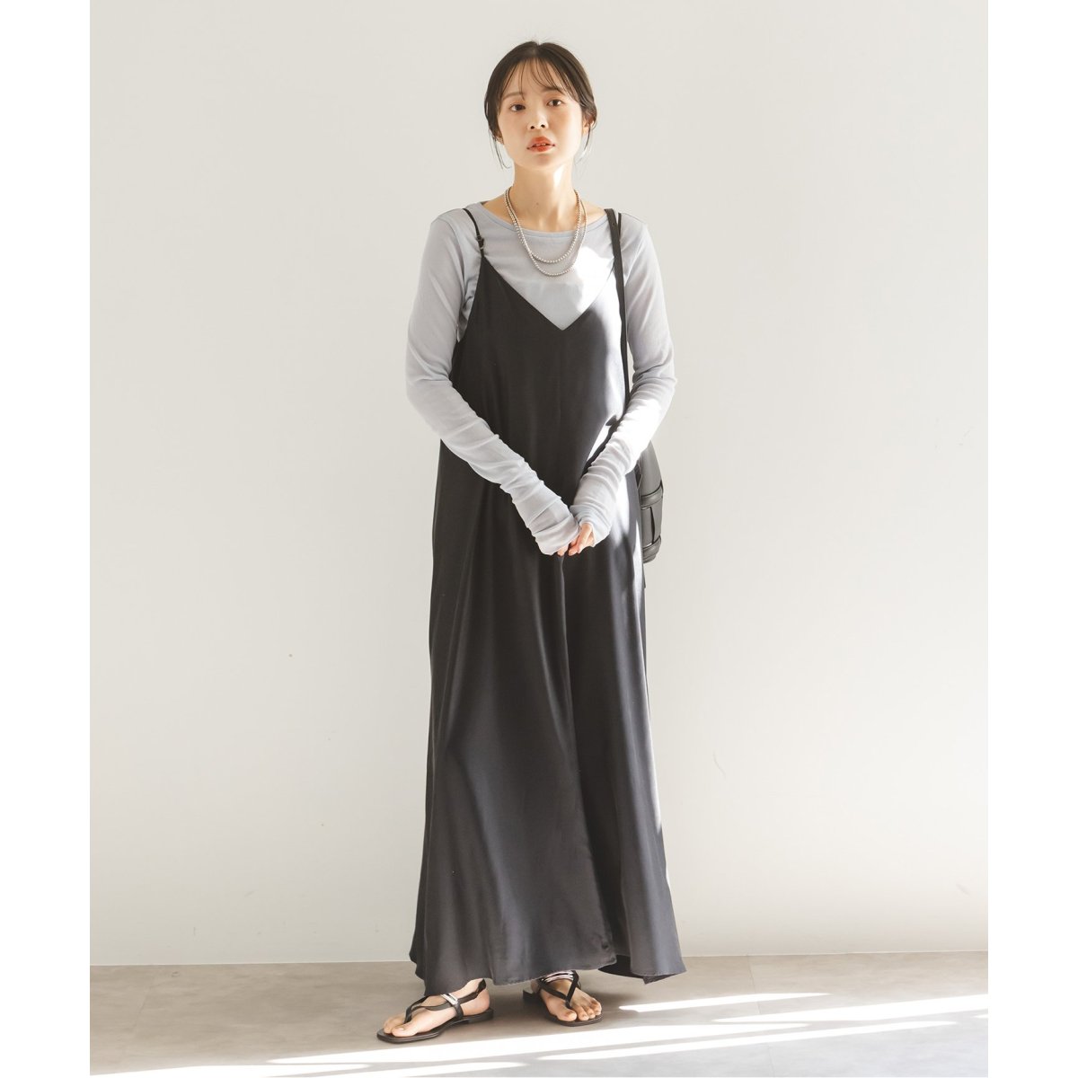 追加》ビンテージツイルコンフォータブルキャミワンピース 6