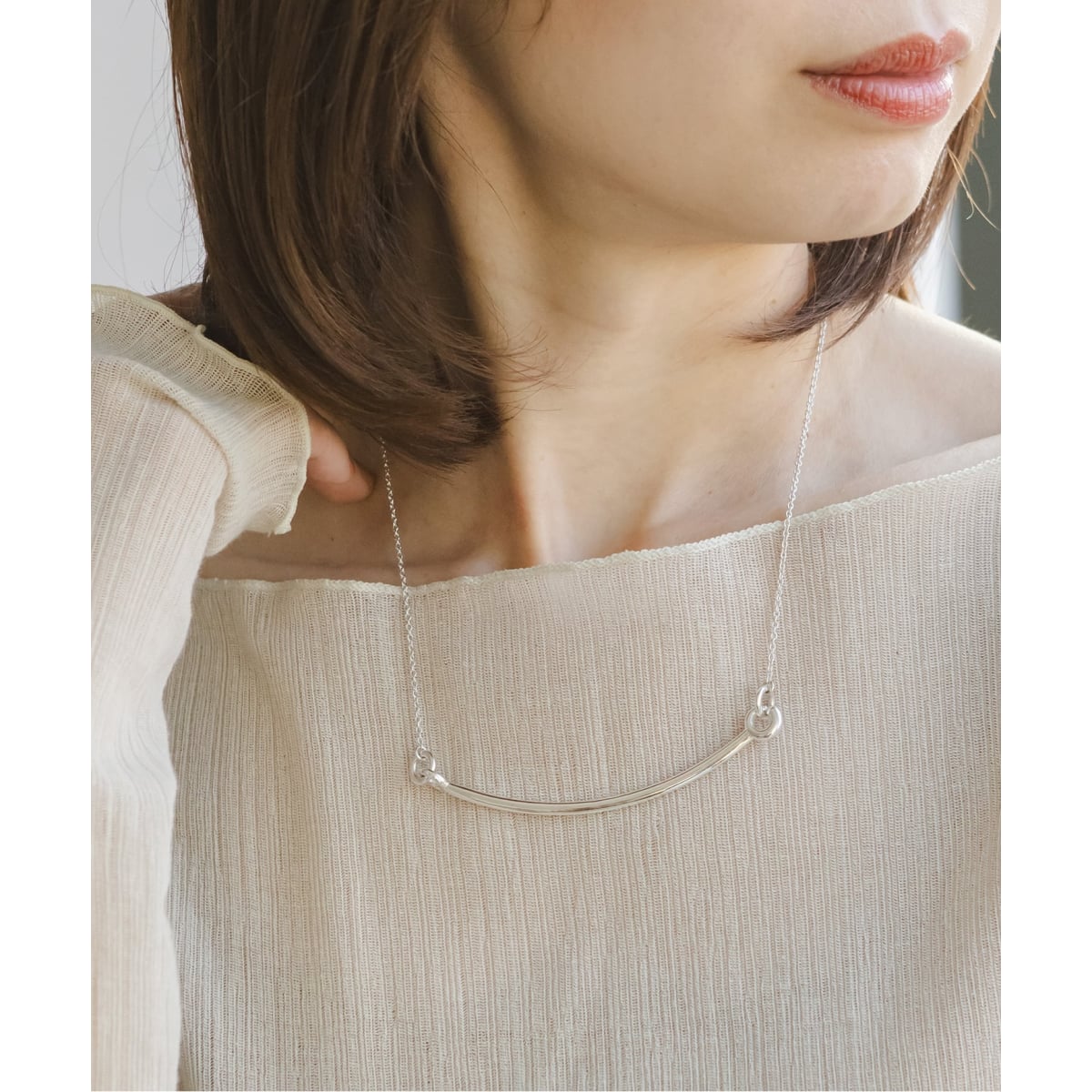 JAMIRAY ジャミレイ レザーシェルネックレス ジャーナルスタンダード 
