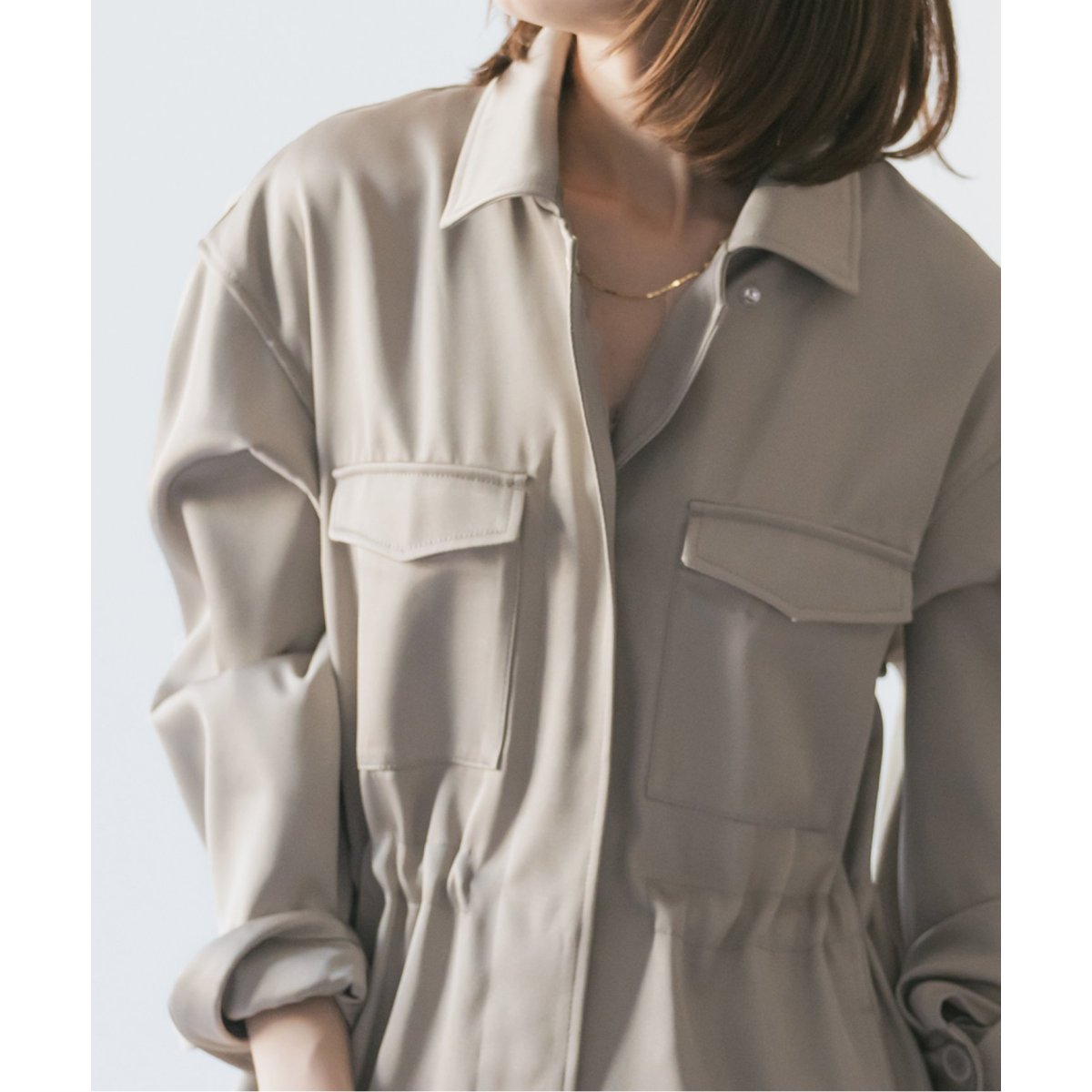 ラスターツイルフィールドシャツブルゾン | ノーブル(Noble) | マルイ