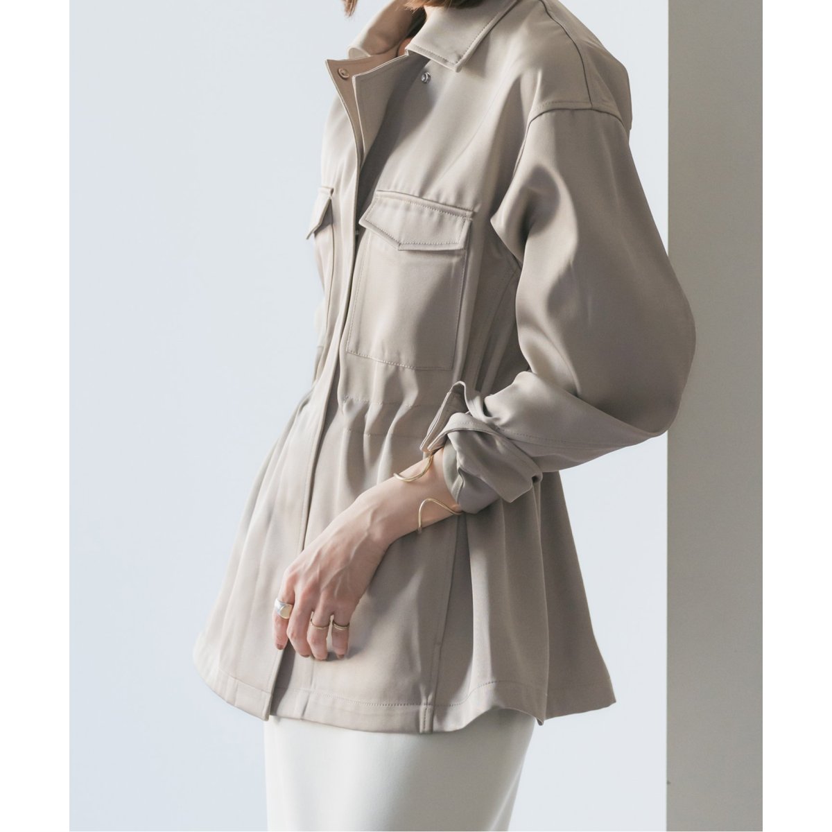 ラスターツイルフィールドシャツブルゾン | ノーブル(Noble