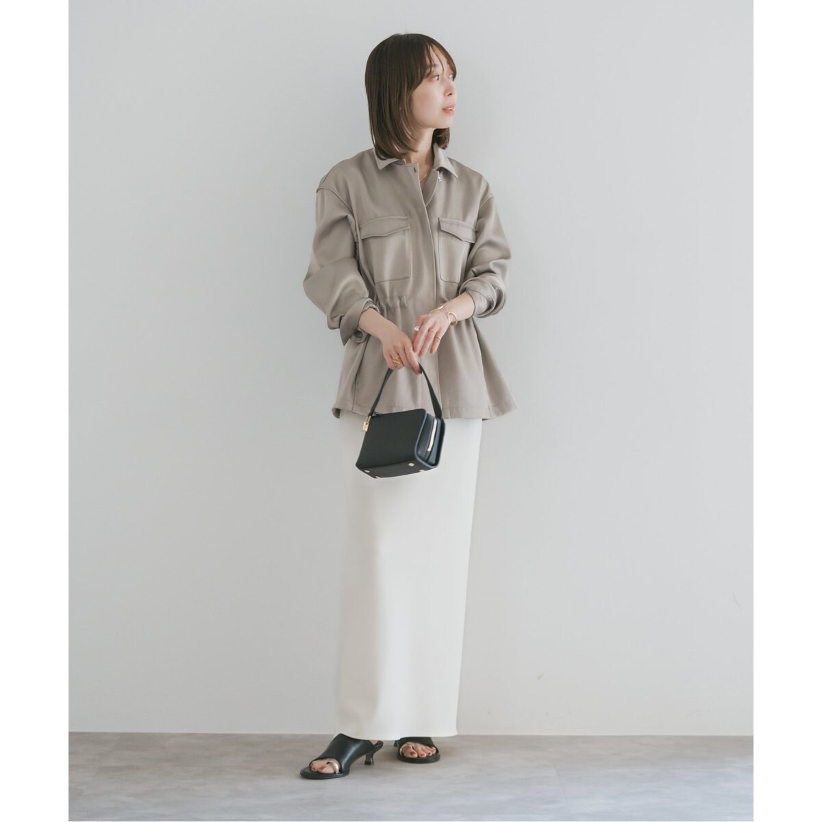 ラスターツイルフィールドシャツブルゾン | ノーブル(Noble) | マルイ