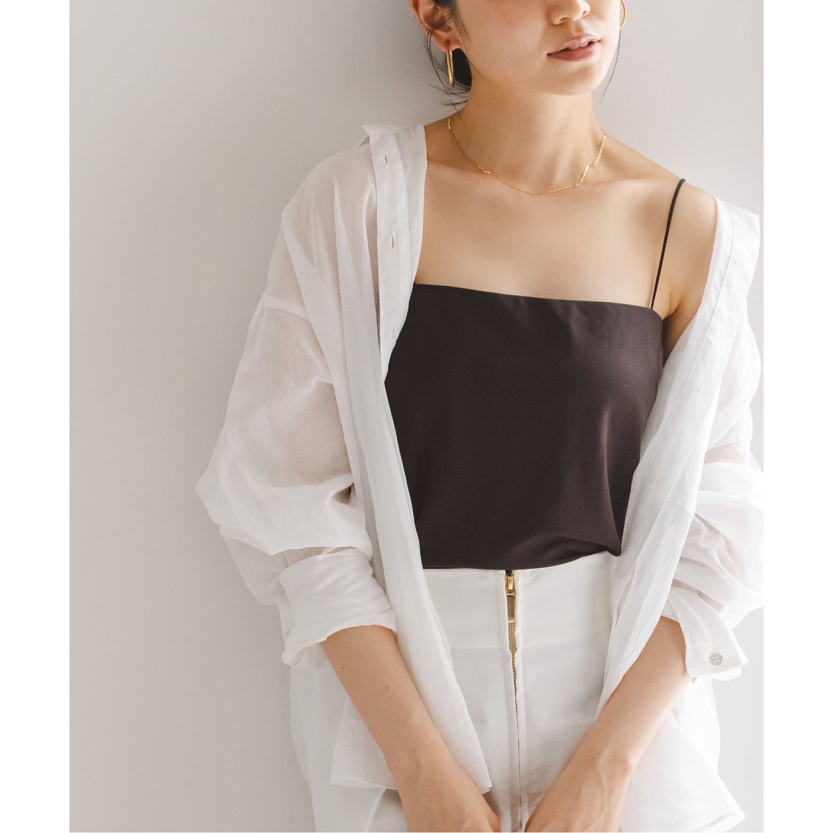 m_m様　NOBLE　バックラインスイマーキャミ　試着のみ NOBLE｜《追加》バックラインスイマーキャミ | Rakuten Fashion