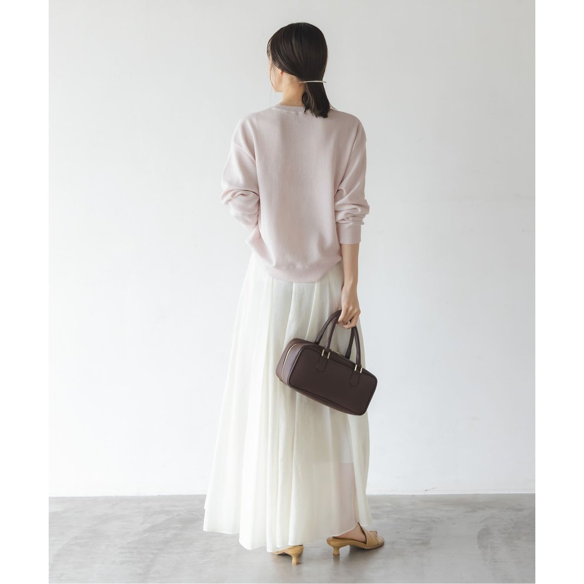 追加》【洗える】ハイゲージペーパーヤーンプルオーバー | ノーブル