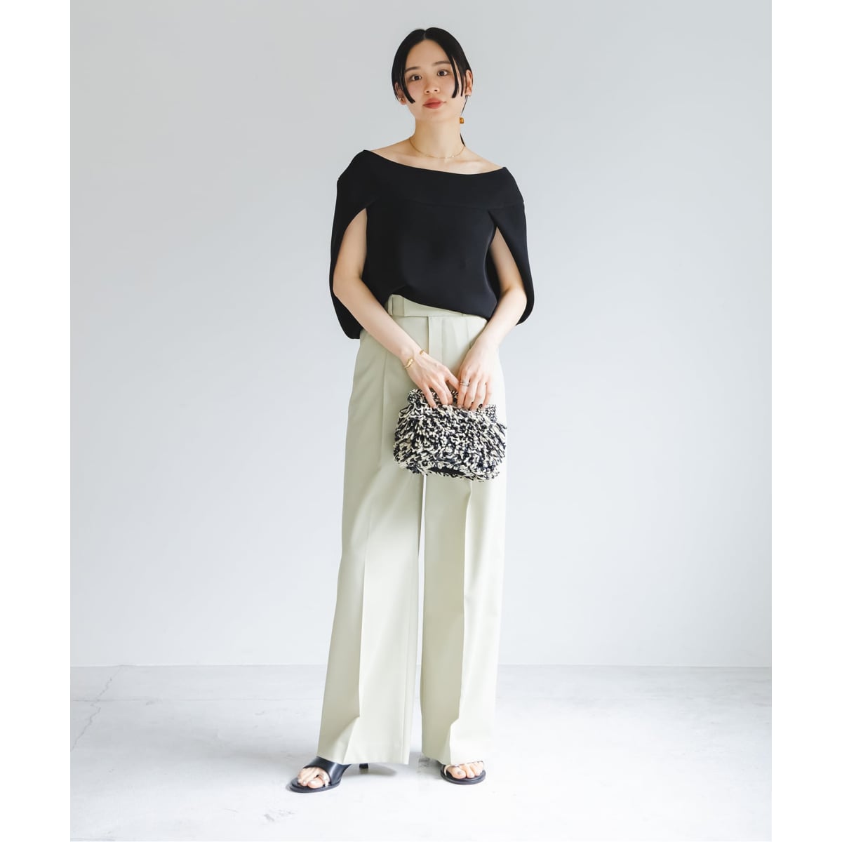 洗える】ケープニュアンスブラウス | ノーブル(Noble) | マルイウェブ