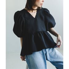 《追加》【洗える】シアーノイズジャガードブラウス