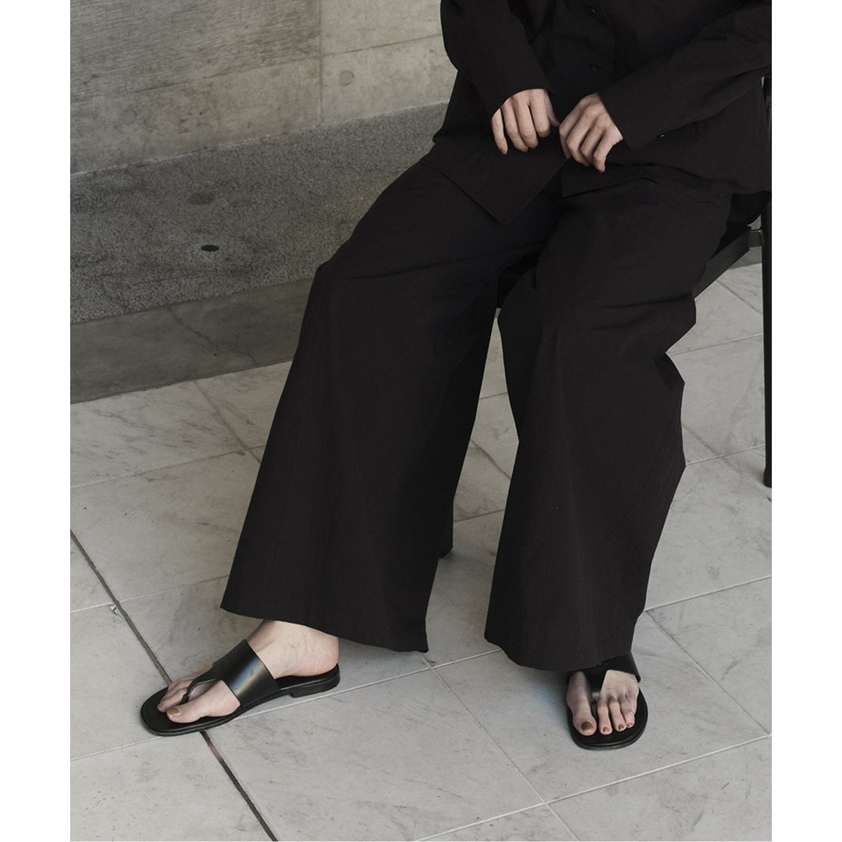 Noble（ノーブル）の「ツイルクロスストレートパンツ◇（その他