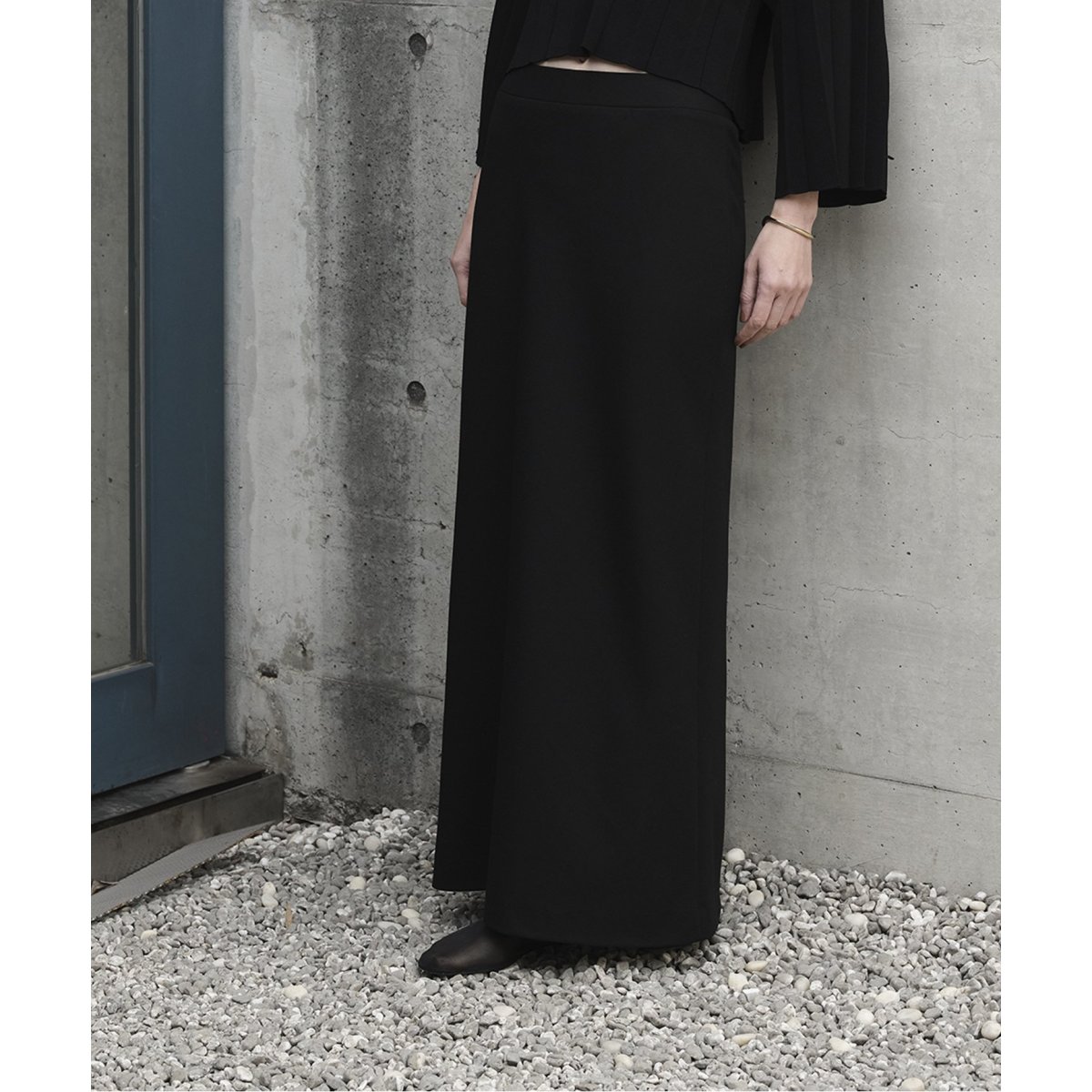 ELENI エルニ 四子撚りウールバイアススカート ELENI/エルニ 四子撚りウールバイアススカート（ロング・マキシ