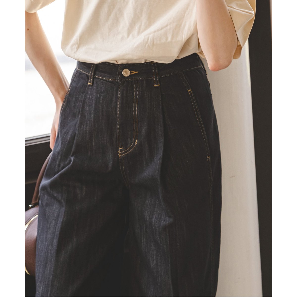 ORR/オル Pleated Wide-leg Denim Jeans | ノーブル(Noble) | マルイ