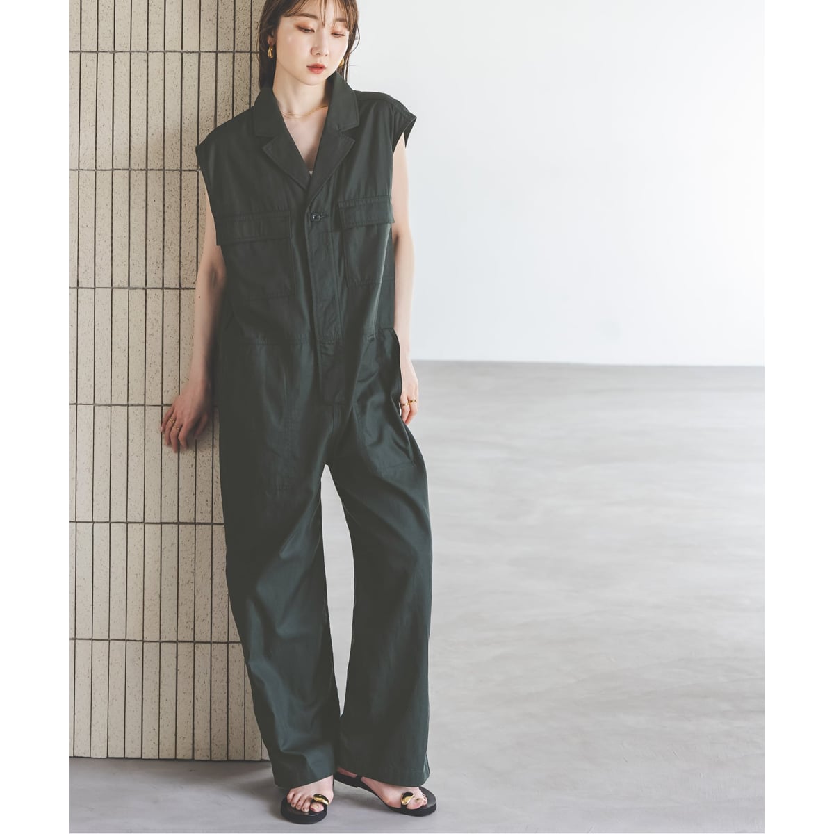 NOBLE オールインワン Noble（ノーブル）の「ダンプコットンフロントタック