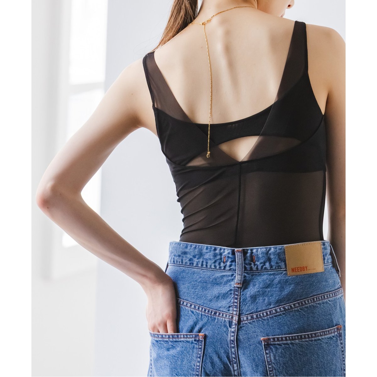 【Noble】バックラインスイマーキャミ NOBLE｜《追加》バックラインスイマーキャミ | Rakuten Fashion