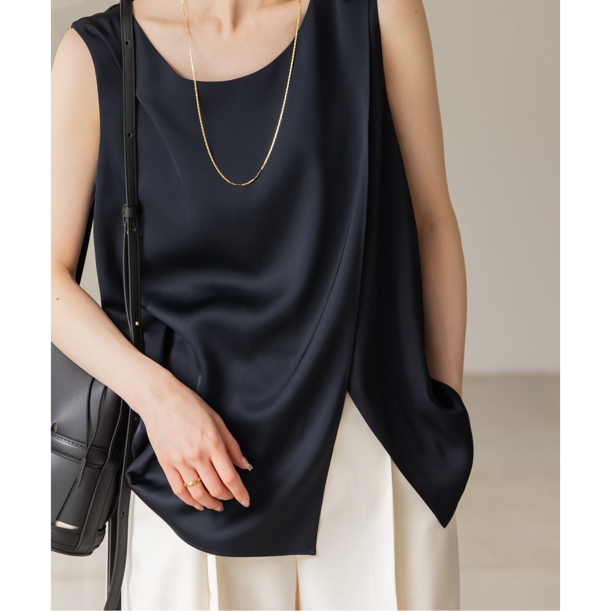 ノーブル（Noble）/【洗える】ルナサテンレイヤードブラウス 洗える】ルナサテンレイヤードブラウス | ノーブル(Noble) | マルイ