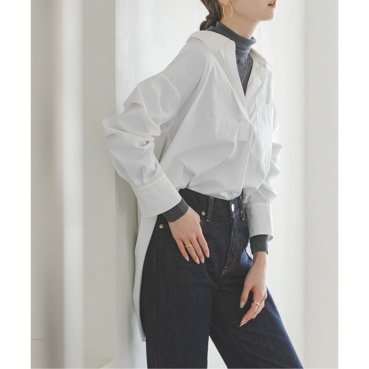 スージングデニムビッグポケットシャツ | ノーブル(Noble) | マルイ