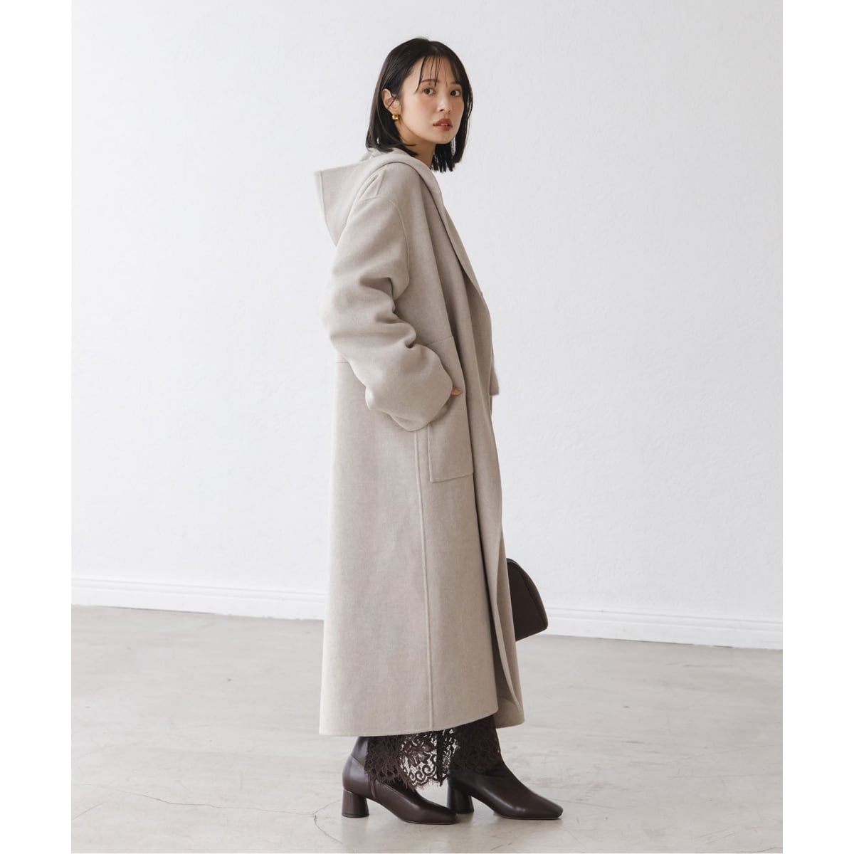 追加》Super160sリバーフーディーコート | ノーブル(Noble) | マルイ