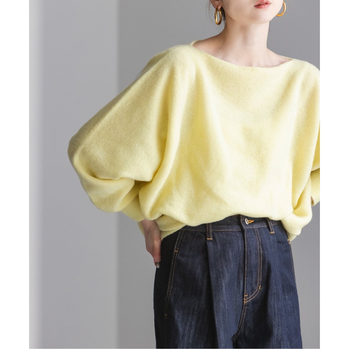 Spick &amp; Span - Spick and Span / スピックアンドスパン | 2022AW | ロングリブ プルオーバーニット | F | イエロー | レディース Spick & Span - Spick and Span / スピックアンドスパン