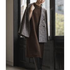 《予約》Wool Mix ミニ丈ワンピース