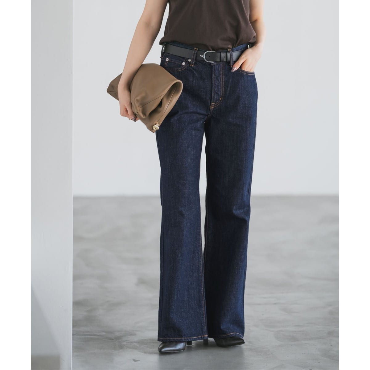 追加》【洗える】ファジーリネンロングサスペンダー2wayパンツ