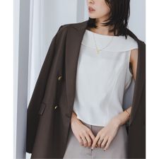 WEB限定追加》【洗える】バルーンケープブラウス | ノーブル(Noble 