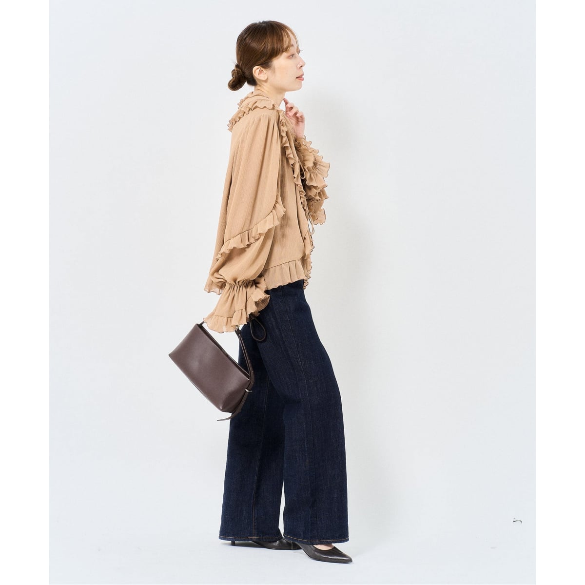 VENIT/ヴェニット RUFFLE CREPE | ノーブル(Noble) | マルイウェブチャネル