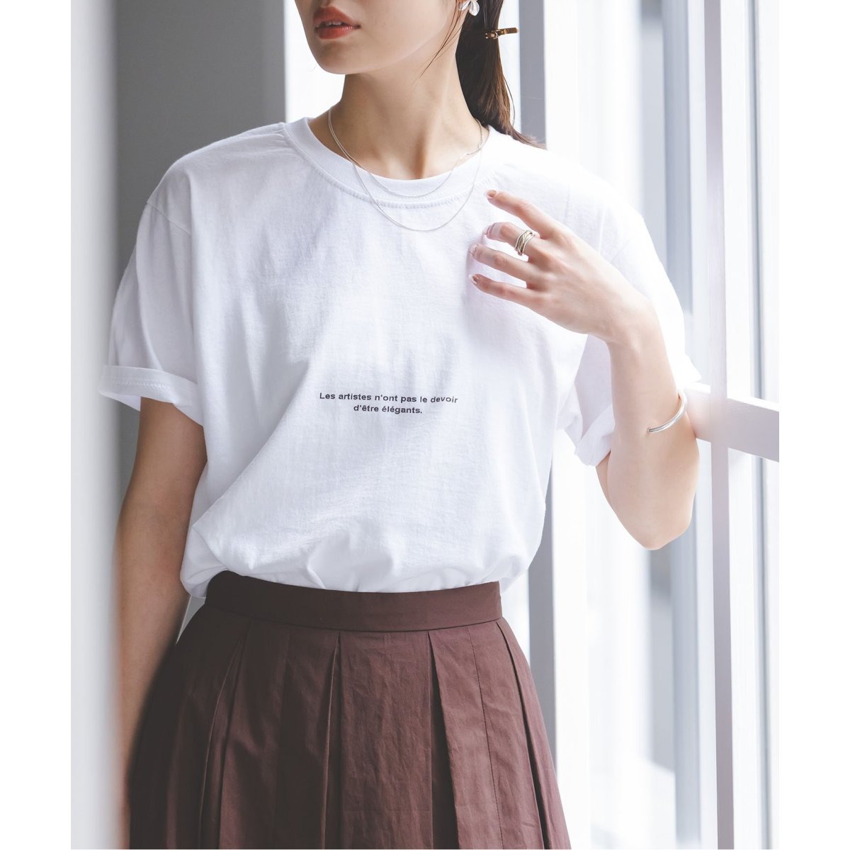 tシャツ Yvonlambert/イヴォン・ランベール グラフィックT レディース Yvonlambert/イヴォン・ランベール グラフィックT | ノーブル