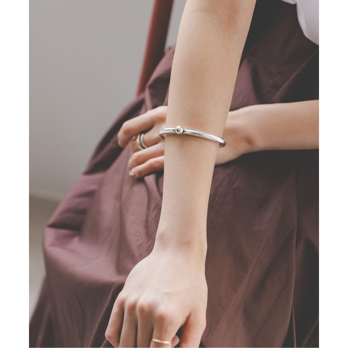 Spick and Span 【NINA&JULES】ブレスレット◆ シルバー Nina&Jules Oval Chain シルバーブレスレット｜トゥモローランド