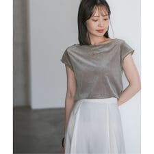 《追加予約》シアーベロアキャップスリーブTee