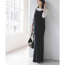 《追加予約》ワイドVネックフィブリルキャミワンピース2